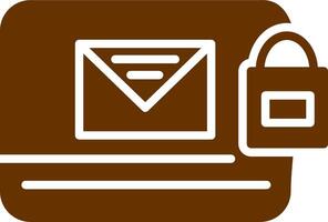 Locked Mail Vector Icon