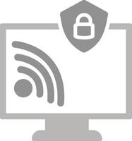 Wifi Security Vector Icon