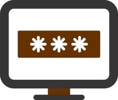 System Password Vector Icon