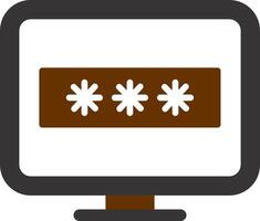 System Password Vector Icon