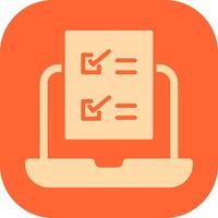 Online Test Vector Icon