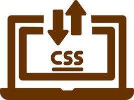 CSS Laptop Vector Icon