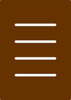 Menu Vector Icon