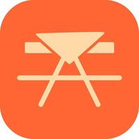 Picnic Table Vector Icon