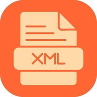 icono de vector xml