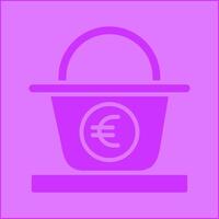 Euro Basket Vector Icon