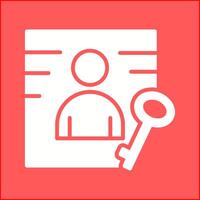 Business Key Vector Icon