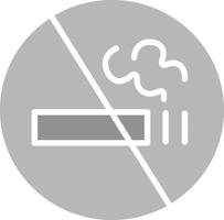 No Smoking Sign Vector Icon