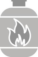 Gas Cylinder Vector Icon