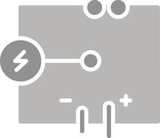 icono de vector de circuito eléctrico