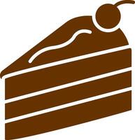 Cake Slice Vector Icon