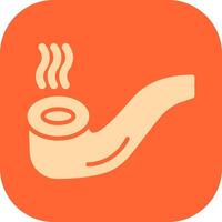 Cigar Pipe Vector Icon