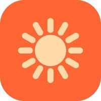 Sun Vector Icon