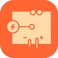 icono de vector de circuito eléctrico