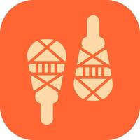 Snowshoes Vector Icon