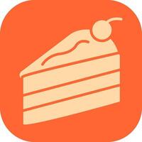 Cake Slice Vector Icon