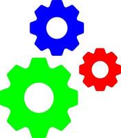 Multiple Cogwheels Vector Icon