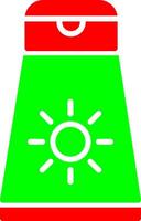 Sun Cream Vector Icon