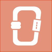 Carabiner Vector Icon