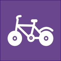 bicicleta yo vector icono