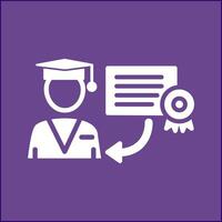 Receiving Degree Vector Icon