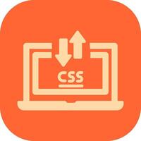 CSS Laptop Vector Icon