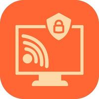 Wifi Security Vector Icon