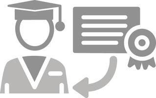 Receiving Degree Vector Icon