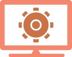 Computer Settings Vector Icon