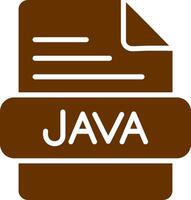 icono de vector de java