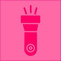 Flashlight Vector Icon