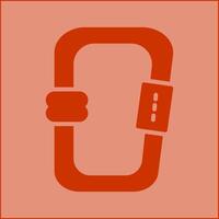 Carabiner Vector Icon