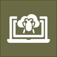 Bug Cloud Vector Icon