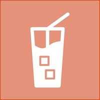 Iced Coffee Vector Icon