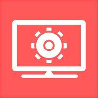 Computer Settings Vector Icon