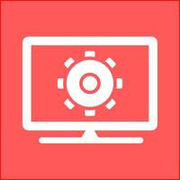 Computer Settings Vector Icon