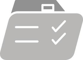 Checklist Folder Vector Icon
