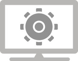 Computer Settings Vector Icon