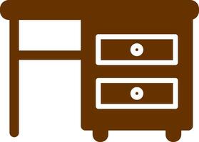 Table with Drawers I Vector Icon