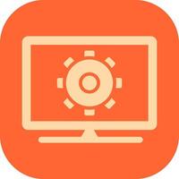 Computer Settings Vector Icon