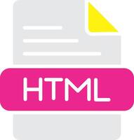 icono de vector html