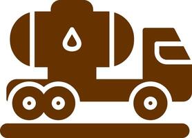 Tank Truck Vector Icon