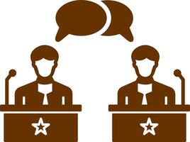 Debate Vector Icon