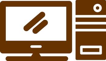 Computer Vector Icon