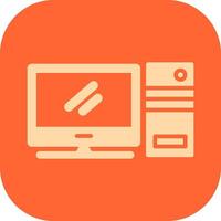 Computer Vector Icon