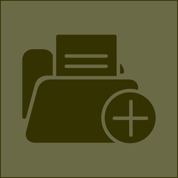 Create Folder Vector Icon