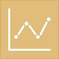 Line Chart Vector Icon