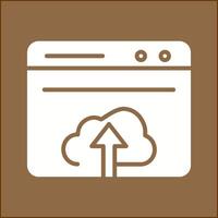 Upload Web Vector Icon
