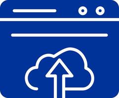 Upload Web Vector Icon