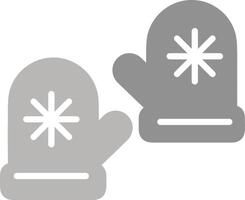 Winter Gloves Vector Icon